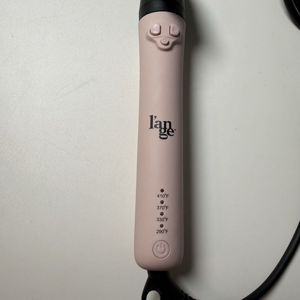 Lange 25MM Titanium Rotating Curling Iron, Color Blush, Le Pirouette - Picture 3 of 7